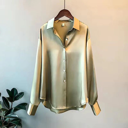Elegant Knitted Cardigan β Women's Long Sleeve Lapel Sweater Blouseβ’