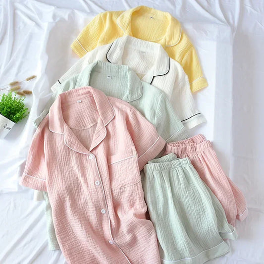 Fresh & Comfy β Womenβs Summer Cotton Lounge Setβ’