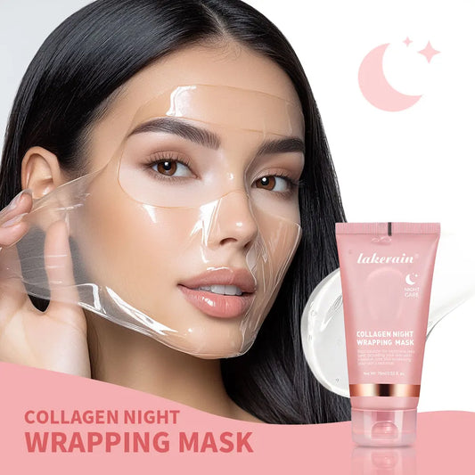 Lakerain Collagen Night Mask – Hydrating & Firming Sleep Care for Radiant Skin™