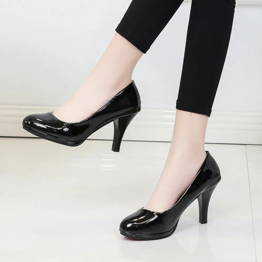 Elegant Thick Heel Wedding & Party Pumps – Sizes 34-42™