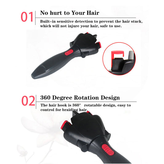 Automatic Electric Hair Braider – Pro Twist & Dreadlocks Styler™