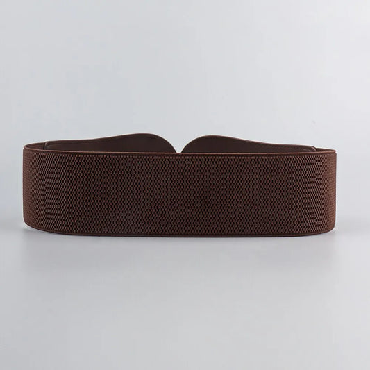 Elegant Women's Wide Waist Belt – Autumn Embellished Dress Accessory™