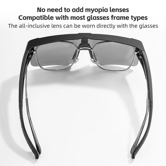 WEST BIKING Polarized Cycling Sunglasses – Photochromic Large Frame Fit Over Myopic Goggles™