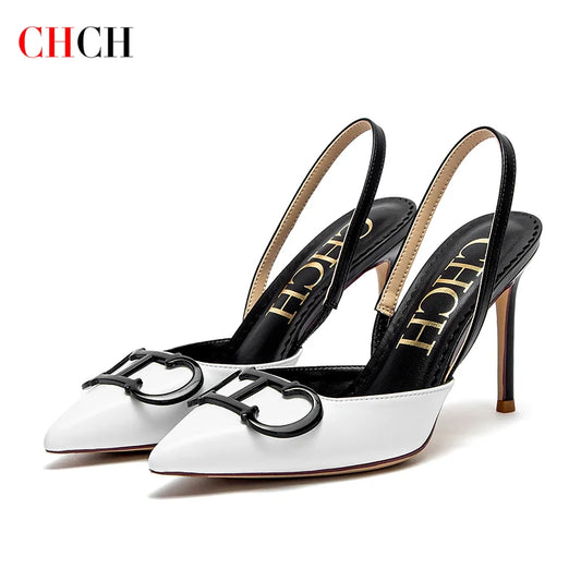 CHCH Women's Strappy High Heels – 9CM Pointed Toe Stilettos for Wedding & Party™