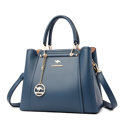 Luxury Women's Multi-Layer Leather Handbag – Elegant Shoulder & Crossbody Tote™