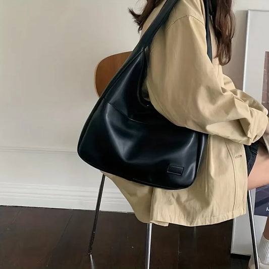 Women's PU Leather Hobo Bag – Stylish & Large-Capacity Shoulder Handbag™