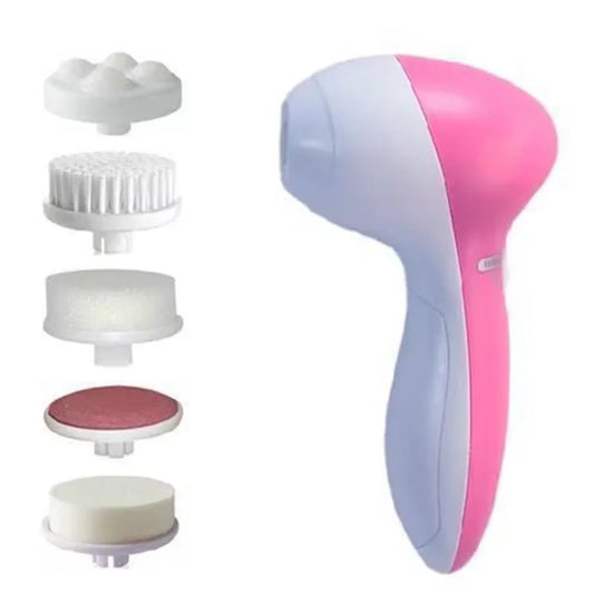 Advanced 5-in-1 Electric Facial Cleanser – Sonic Deep Cleaning, Exfoliation & Blackhead Extractor System™