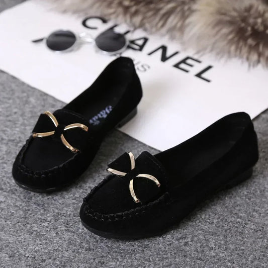Elegant Women's Loafers – Classic Butterfly-Knot Flats for Comfort & Style™