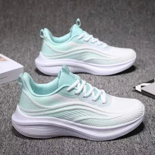 Trendy Women's Summer Sneakers – Fashion Mesh Breathable Shoes for Running, Tennis & Everyday Style™