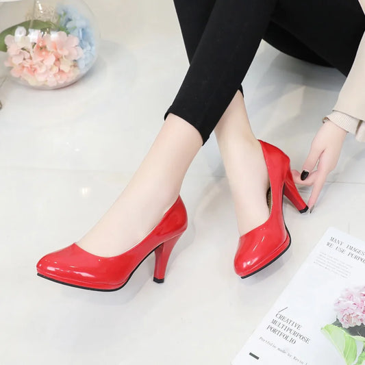 Elegant Thick Heel Wedding & Party Pumps – Sizes 34-42™