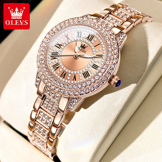 OLEVS Women's Luxury Quartz Watch – Elegant, Luminous & Waterproof Timepiece™