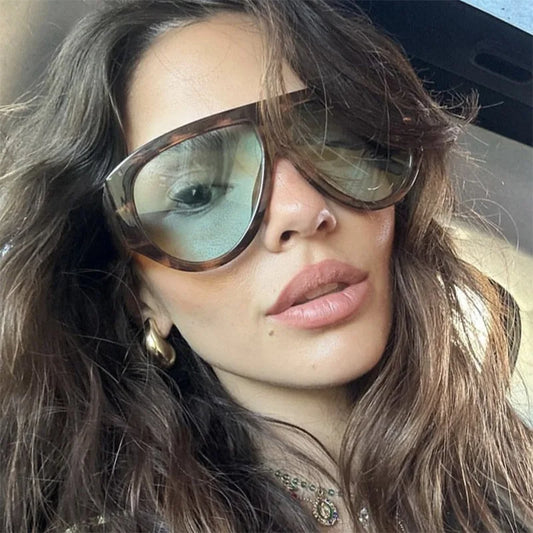 Luxury Oversized Pilot Sunglasses for Men & Women – UV400 Protection, Big Frame™