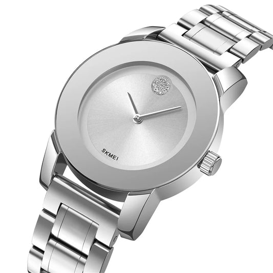 SKMEI Unisex Quartz Watch – Waterproof Stainless Steel Luxury Wristwatch™